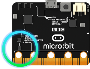 acelerómetro de microbit